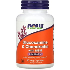 Resim NOW Foods Glucosamine Glukozamin and Chondroitin with MSM 90 Caps 