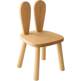 Resim Reyo Montessori Tavşancık Sandalye, Etkinlik Çocuk Sandalyesi - 1 Adet Ahşap 