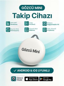 Resim Gözcü Mobil Mini Ios Android Uyumlu Airtag Geçmişe Dönük Konum Gps Araç Motor Çocuk Gizli Takip Cihazı 