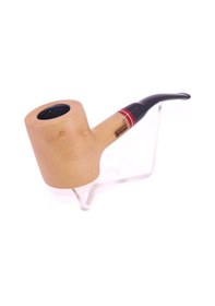 Resim Pipsan Poker Kırmızı Bilezik 9mm Filtreli Çift Ağızlıklı Pipo - Naturel 