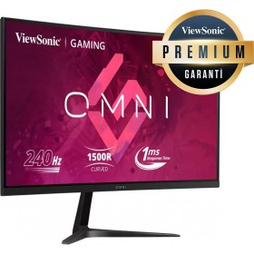 Resim VX2719-PC-MHD 27" 240 Hz 1 ms HDMI DP VA HD Curved LED Monitör 