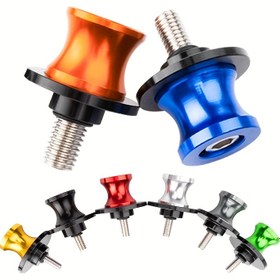 Resim 6mm, 8mm ve 10mm için Motosiklet Salıncak Kolları Kaydırıcı Vidasıyla - Evrensel Bisiklet Salıncak Kaydırıcısı Aksesuarları 