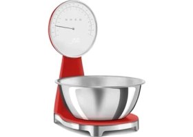 Resim Esmo Home Smeg 50's Style Retro Kırmızı Analog Mutfak Tartısı KSF01RDWW 