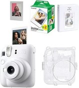 Resim robotrend Instax Mini 12 Fotoğraf Makinesi-20Li Film-Simli Pleksi Kılıf-64Lü Albüm Ve Mıknatıslı Çer 