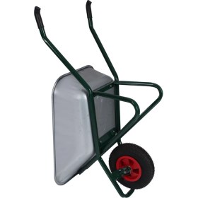 Resim Kanat Pro Galvanizli Poliüretan Dolgu Rulmanlı Teker Demonte El Arabası 0.90 mm Sac 