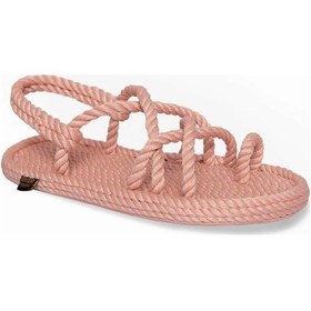 Resim İbiza Kauçuk Tabanlı Çocuk Halat Sandalet - Pembe 
