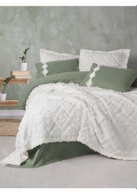 Resim Cotton Box Limi Çift Kişilik Yatak Örtülü Nevresim Takımı Luke Krem 