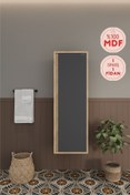 Resim BALNEOM Banyo Gül 120 Cm %100 Mdf Banyo Boy Dolabı 