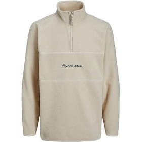 Resim Jack & Jones Jack&jones Jorhays Sweat Fleece Half Zıp H.n Bf Bej 001 