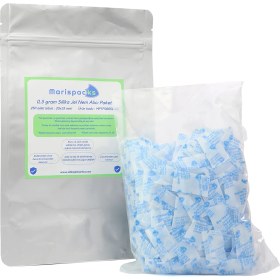 Resim Marispacks 0,5 G x 250 Adet Silikajel Nem Alıcı Paket (Aihua Paper, Alüminyum Doypack Ambalajda) 