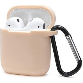 Resim Mepa Airpods 2 2.nesil Sert Silikon Kılıf - Bej Najmaddin 