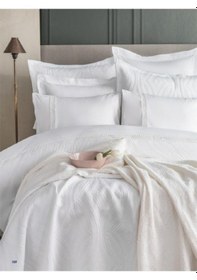 Resim Apricitas Home Tek Kişilik Yatak Örtülü Nevresim Set Belmont Gray 