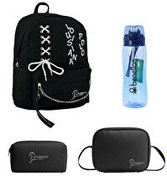 Resim Louisiana Polo Okul Seti - Çanta - Termal Beslenme - Kalemlik - Mavi Matara Beyaz 1141 