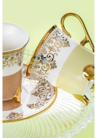 Resim Acar Ornette 6lı Kahve Fincanı Takımı Hxf-05083 Bej 