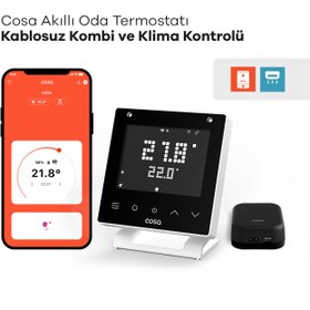 Resim Cosa Akıllı Oda Termostatı Kablosuz Kombi ve Klima Kontrolü 