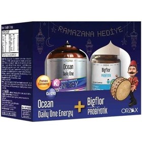 Resim Ocean Daily One Energy 30 Tablet + Bigflor Probiyotik 10 Kapsül Kofre 