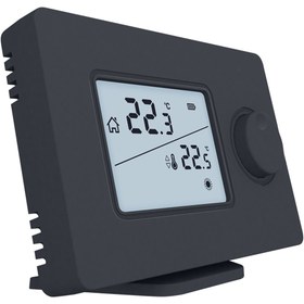 Resim GENERAL Life Ht250 Siyah Set Kablosuz Dijital Oda Termostatı 