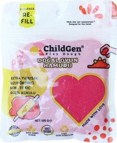 Resim ChildGen 125gr Kartuş Oyun Hamuru - Pembe 
