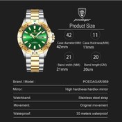 Resim Yingfu Poedagar Erkekler Saat En Lüks Kronograf Kuvas Gümüş - Altın Blue Altın - Gümüş 