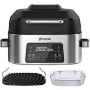 Resim Yasomi Y75 6 L Airfryer Grill Combo Fritöz 