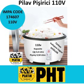 Resim Impa 174607 Rıce Cooker 110V Pilav Pişirici 3,6 Litre 