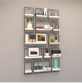 Resim Rafkestir Milano Raf Seti - Model 2 Beyaz ( Mat ) 