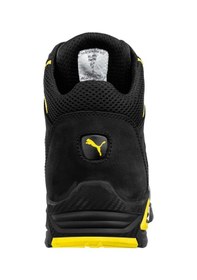 Resim Puma Safety Amsterdam Sarı Siyah Mid Alüminyum Burunlu İş Ayakkabısı S3 Src 