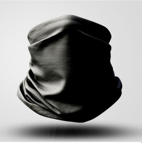 Resim Bandana Buff Siyah Kartlıklı - Universal 