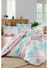 Resim Enlora Home Kolay Ütülenir Nevresim Takımı Çift Kişilik Andalucia Turkuaz 