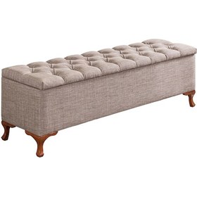 Resim Setaymobilya Yatak Ucu Pufu, Luna Bench, Sandıklı Ayakucu Pufu 