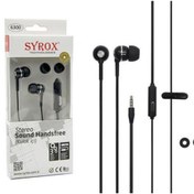 Resim Syrox Telefon Kulaklığı Ince Nokıa 6300 