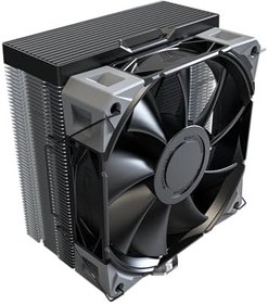 Resim MONTECH NX400 - CPU Hava Soğutucu, Tek Kule, 4 Gelişmiş Isı Borusu, 52 Kanatlı Isı Emici, E28, 120 mm FDB Statik Basınçlı Fan, 28 mm Fan Kalınlığı, Köşe Kapağı Ayak Pedleri, Cilalı Üst Kapak - Siyah 