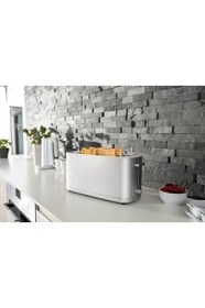Resim Esmo Home Zwilling Enfinigy Ekmek Kızartma Makinesi 2 Yuva 4 Dilim Gri 