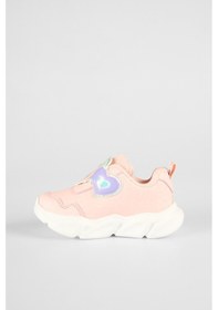 Resim Vicco Lovely Kız Çocuk Işıklı Kalp Cırtlı Günlük Spor Ayakkabı 346.25k.234 Pudra 