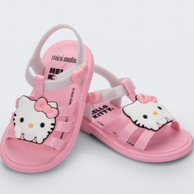 Resim Mini Melissa Hip + Hello Kitty Pembe Kız Bebek & Çocuk Sandaleti | 22-30 Numara | Melflex® Vegan | İkonik Kokulu - 2 