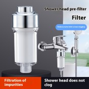 Resim Duş Başlığı Filtresi + 2 Yedek Filtre, Yüksek Verimli Entegre Su Arıtıcısı, Mutfak, Banyo, Karavan, Yıkama Makinesi, Su Isıtıcısı Ön Filtre ve Daha Fazlası 