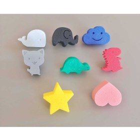 Resim avoralab Bebek / Çocuk Odası Mobilya Dolap Kulbu Somunlu (4'lü set) 