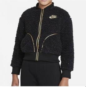 Resim Nike Çocuk Bomber Ceket Unisex Dm2337-010 Siyah 
