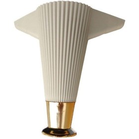 Resim Zeygen Zirve Çizgili Mobilya Ayağı Baza Koltuk Ayağı 4 Adet 15Cm Beyaz (521003390) 