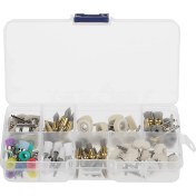 Resim Creatorally 80 Adet Diş Alet Seti Parlatma Kabı Alümina Naylon Fırça Pamuk Yün Keçe Tekerlek (Yurt Dışından) 