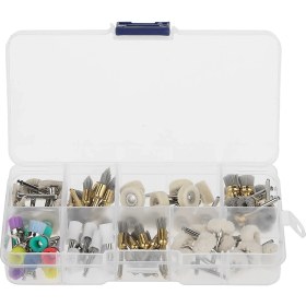 Resim Creatorally 80 Adet Diş Alet Seti Parlatma Kabı Alümina Naylon Fırça Pamuk Yün Keçe Tekerlek (Yurt Dışından) 