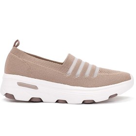 Resim Derimod Zero Kadın Bej Kumaş Casual Sneaker 25SFE49526F 
