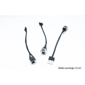Resim Lenovo Uyumlu Z575 Şarj Adaptör Giriş Dc Jack Kablolu 