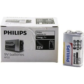 Resim Lunaev Phılıps 9 V Pil 12pcs Piller 