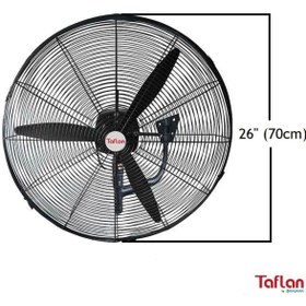 Resim Kaşkar / Taflan Taflan Flw-650-b Sanayi Tipi 180w Duvar Vantilatör / 26'' 