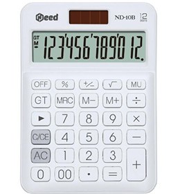 Resim Need ND-10B Beyaz Hesap Makinesi 