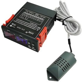 Resim Suofeng Stc-3028 12v Akıllı Sıcaklık Ve Nem Kontrol Cihazı, Yetiştirme Ve Kuluçka İçin Otomatik Kapama/açma, Hassas Sensörlü Termostat 