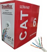 Resim ShowMax 23AWG UTP CAT6 Network Kablosu Gri 305Metre Electroon