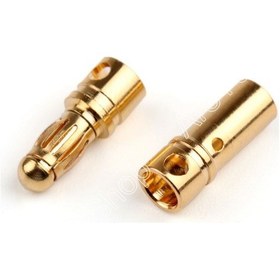 Resim 3.5Mm Gold Konnektör Banana Erkek Dişi 1 Çift 