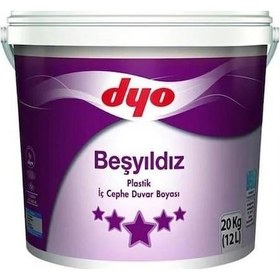 Resim Dyo Beşyıldız Plastik İç Cephe Boyası 20 Kg Yeni Beliz 